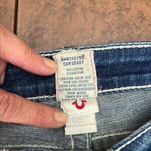 True Religion Women's Dark Blue Denim Jeans